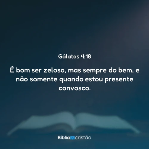 Gálatas 4:18