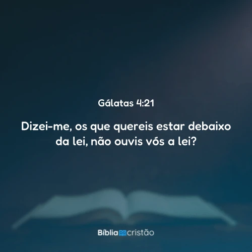 Gálatas 4:21