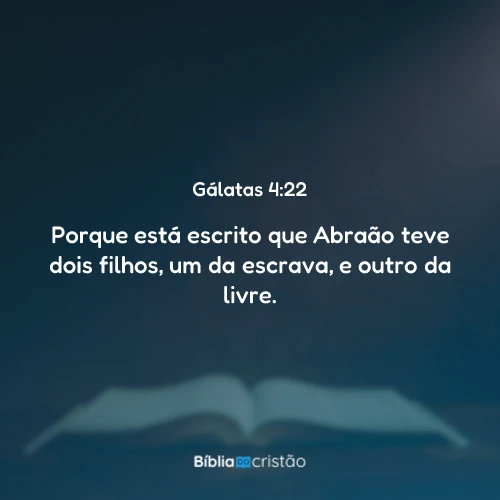 Gálatas 4:22