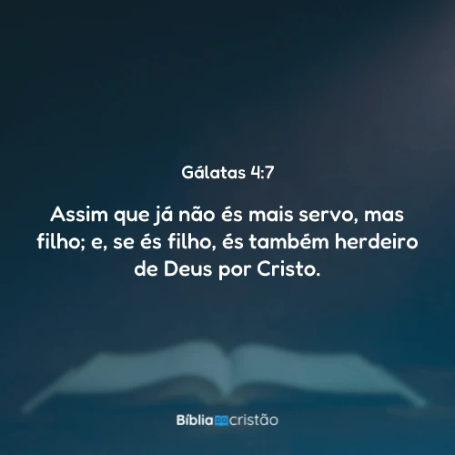 Gálatas 4:7
