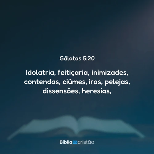 Gálatas 5:20