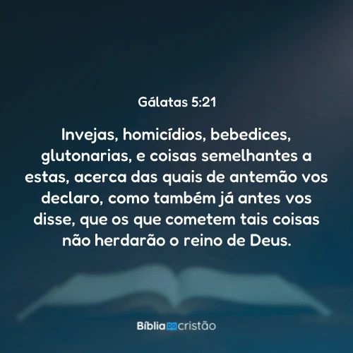 Gálatas 5:21