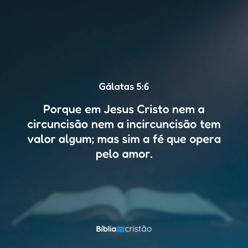 Gálatas 5:6
