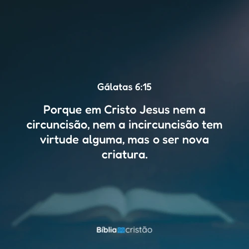 Gálatas 6:15