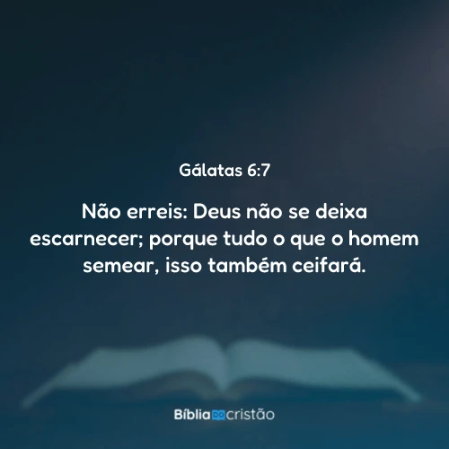 Gálatas 6:7