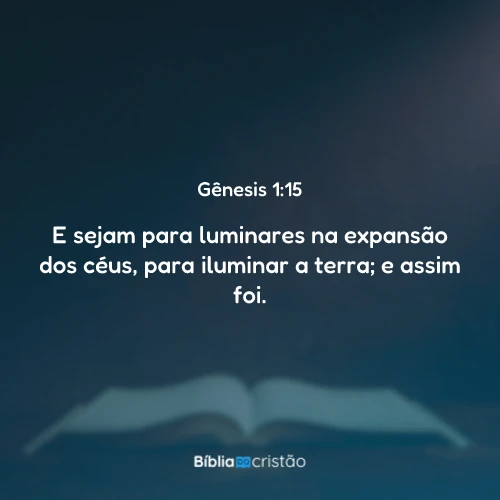 Gênesis 1:15