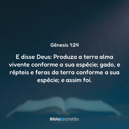 Gênesis 1:24