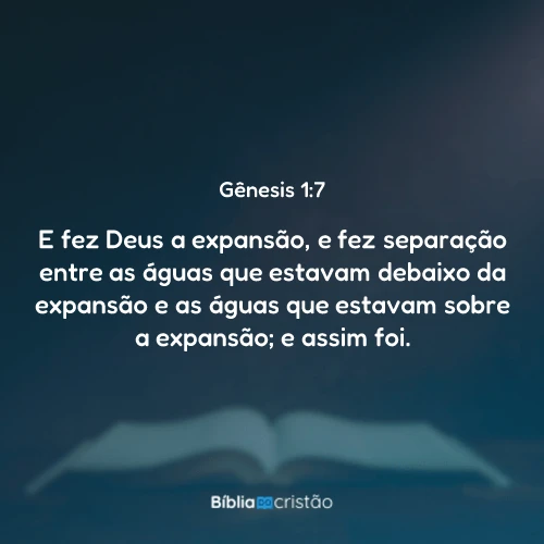 Gênesis 1:7