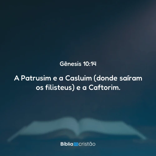 Gênesis 10:14