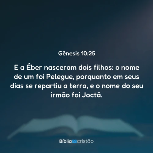 Gênesis 10:25