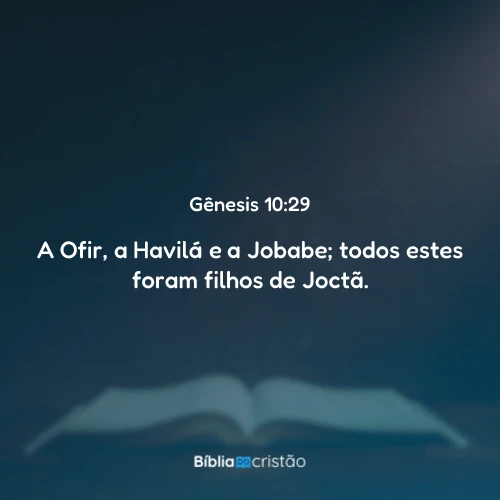 Gênesis 10:29