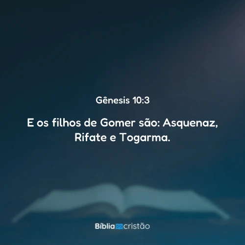 Gênesis 10:3