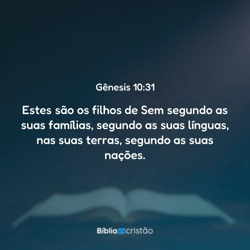 Gênesis 10:31