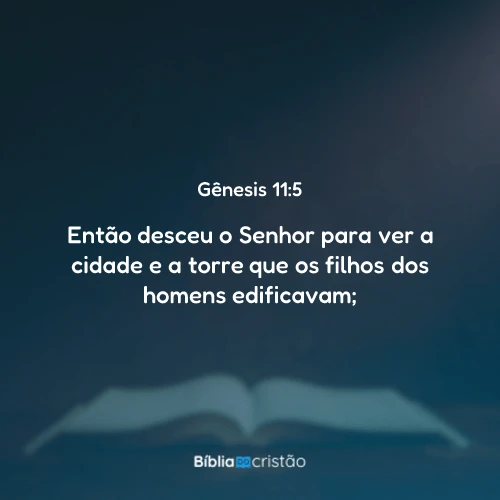 Gênesis 11:5