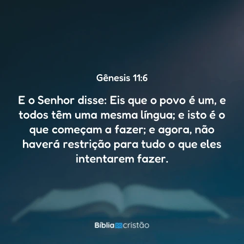 Gênesis 11:6