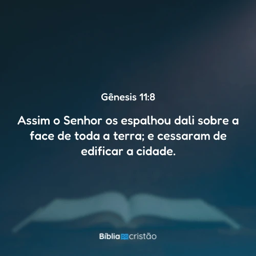 Gênesis 11:8
