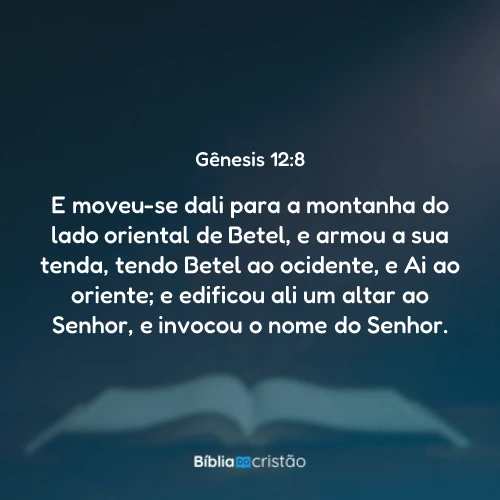 Gênesis 12:8
