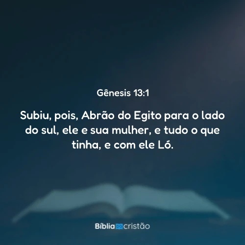 Gênesis 13:1