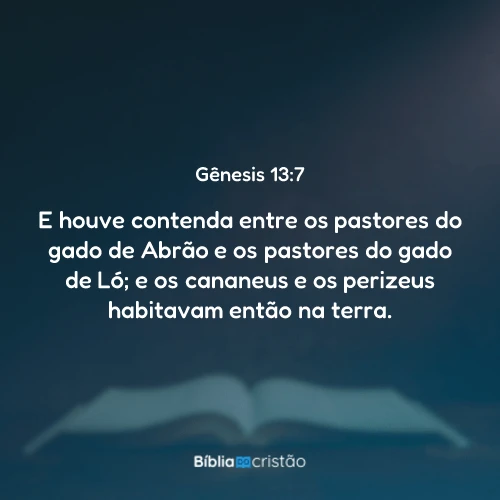 Gênesis 13:7