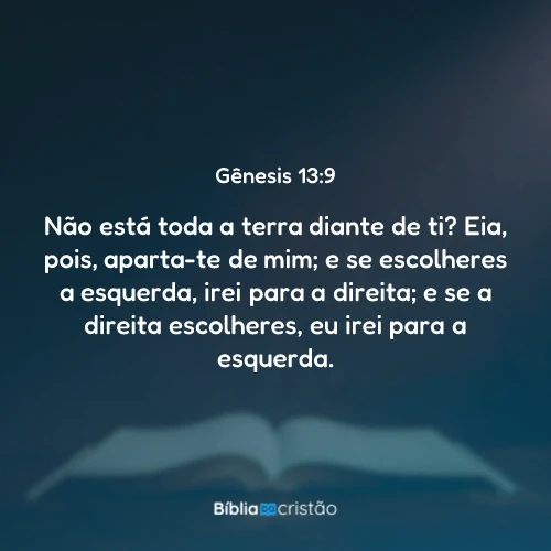 Gênesis 13:9
