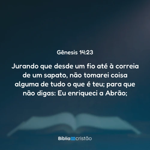 Gênesis 14:23