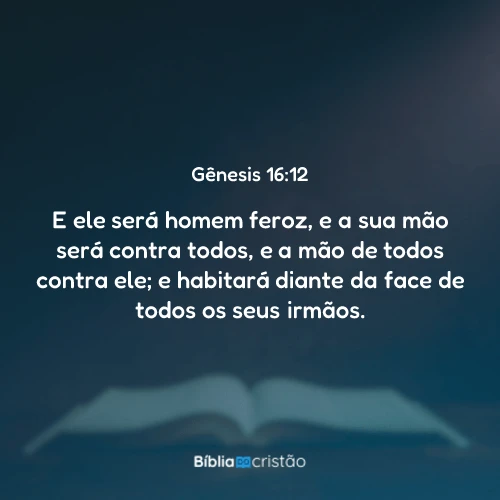 Gênesis 16:12