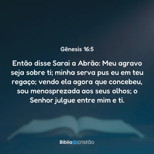 Gênesis 16:5