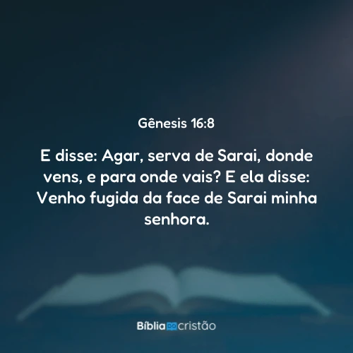 Gênesis 16:8
