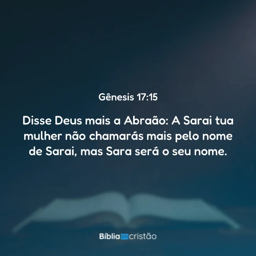 Gênesis 17:15