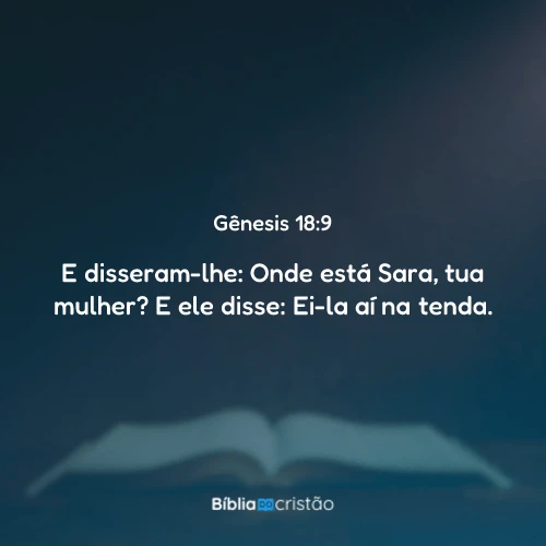 Gênesis 18:9