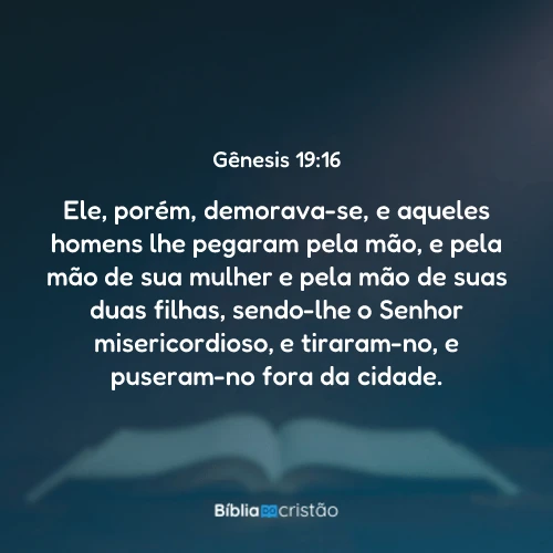 Gênesis 19:16