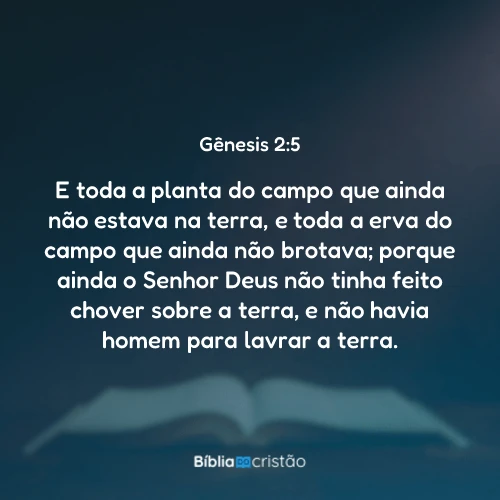 Gênesis 2:5