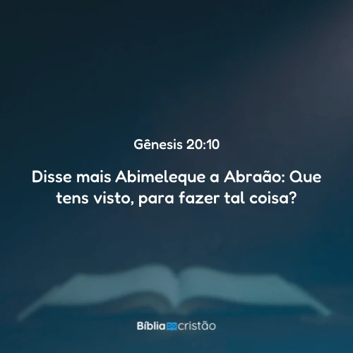 Gênesis 20:10