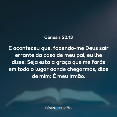 Gênesis 20:13
