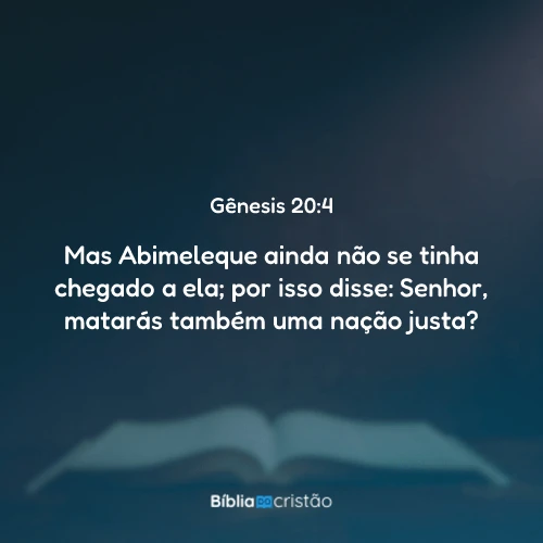 Gênesis 20:4