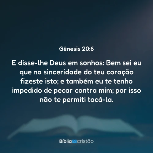 Gênesis 20:6
