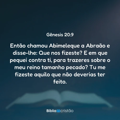 Gênesis 20:9