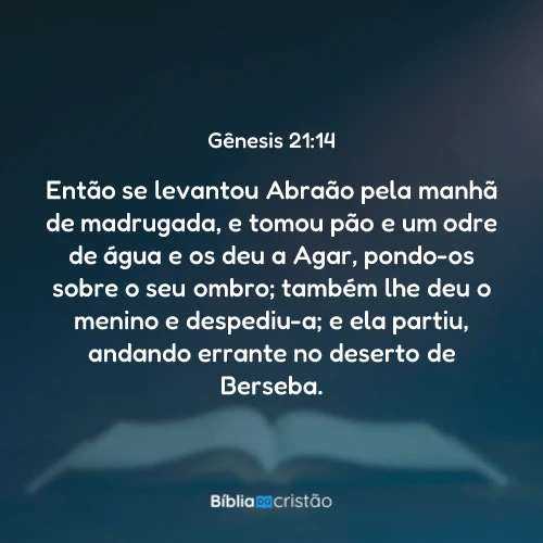 Gênesis 21:14