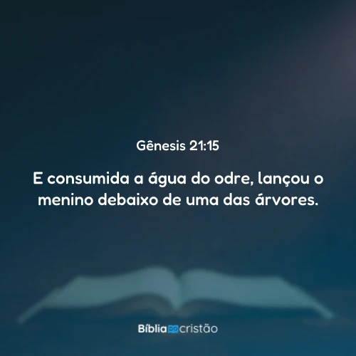 Gênesis 21:15