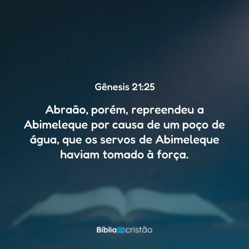 Gênesis 21:25