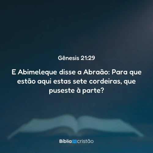 Gênesis 21:29