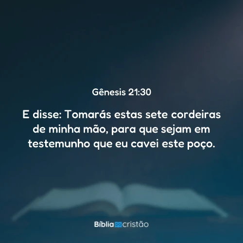 Gênesis 21:30
