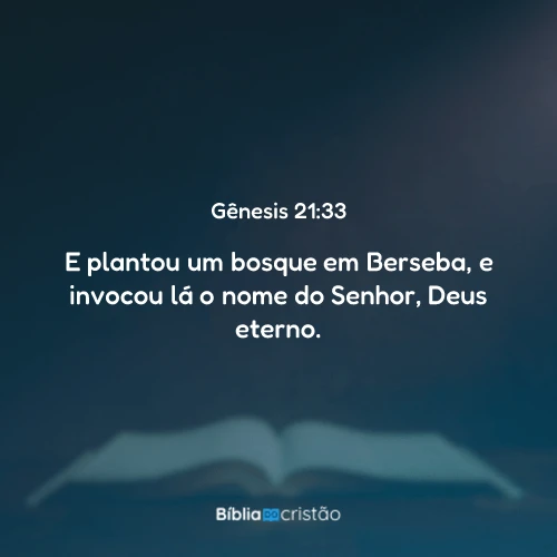 Gênesis 21:33