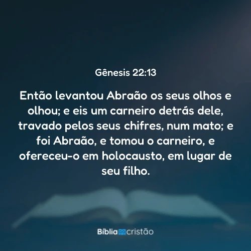 Gênesis 22:13
