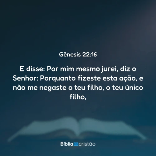 Gênesis 22:16