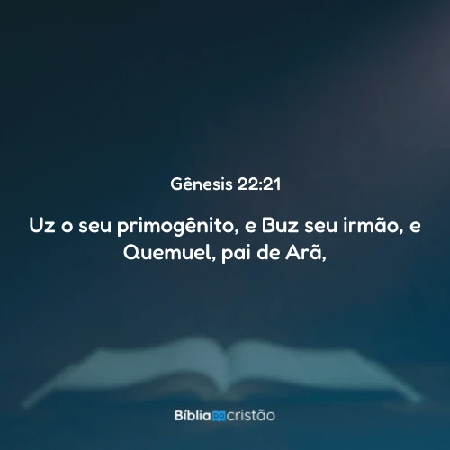 Gênesis 22:21