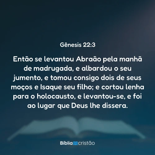 Gênesis 22:3