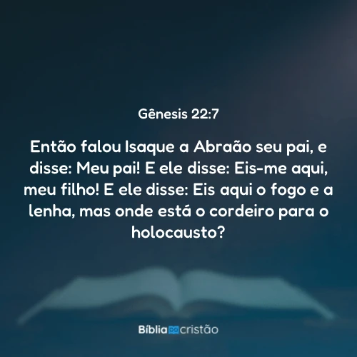 Gênesis 22:7