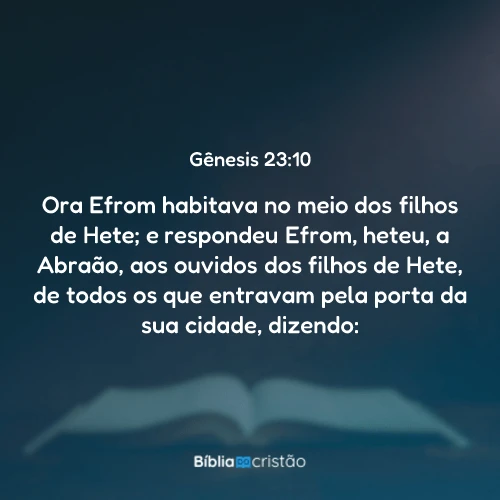 Gênesis 23:10