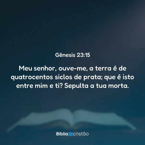 Gênesis 23:15
